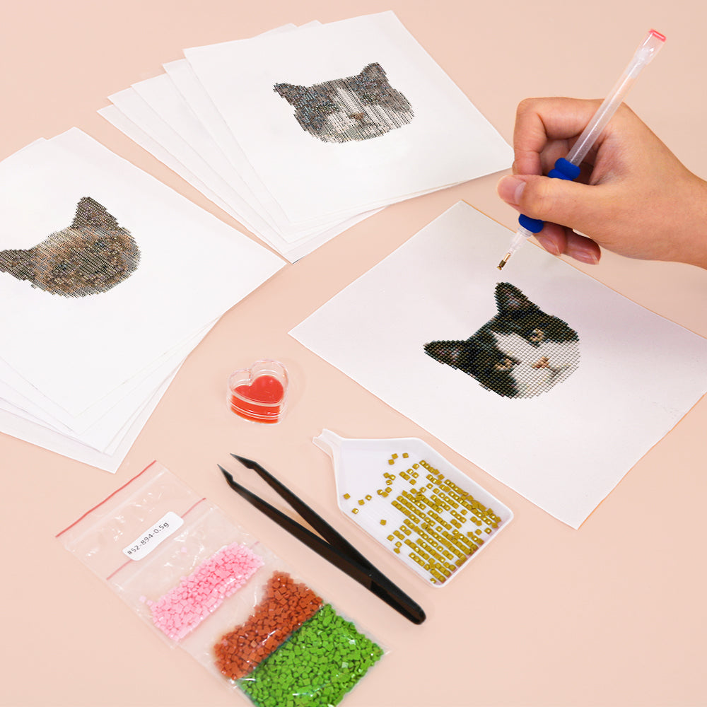 MINI-Cute Cat Faces