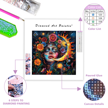 Sun and Moon Goddess – Diamond Painting