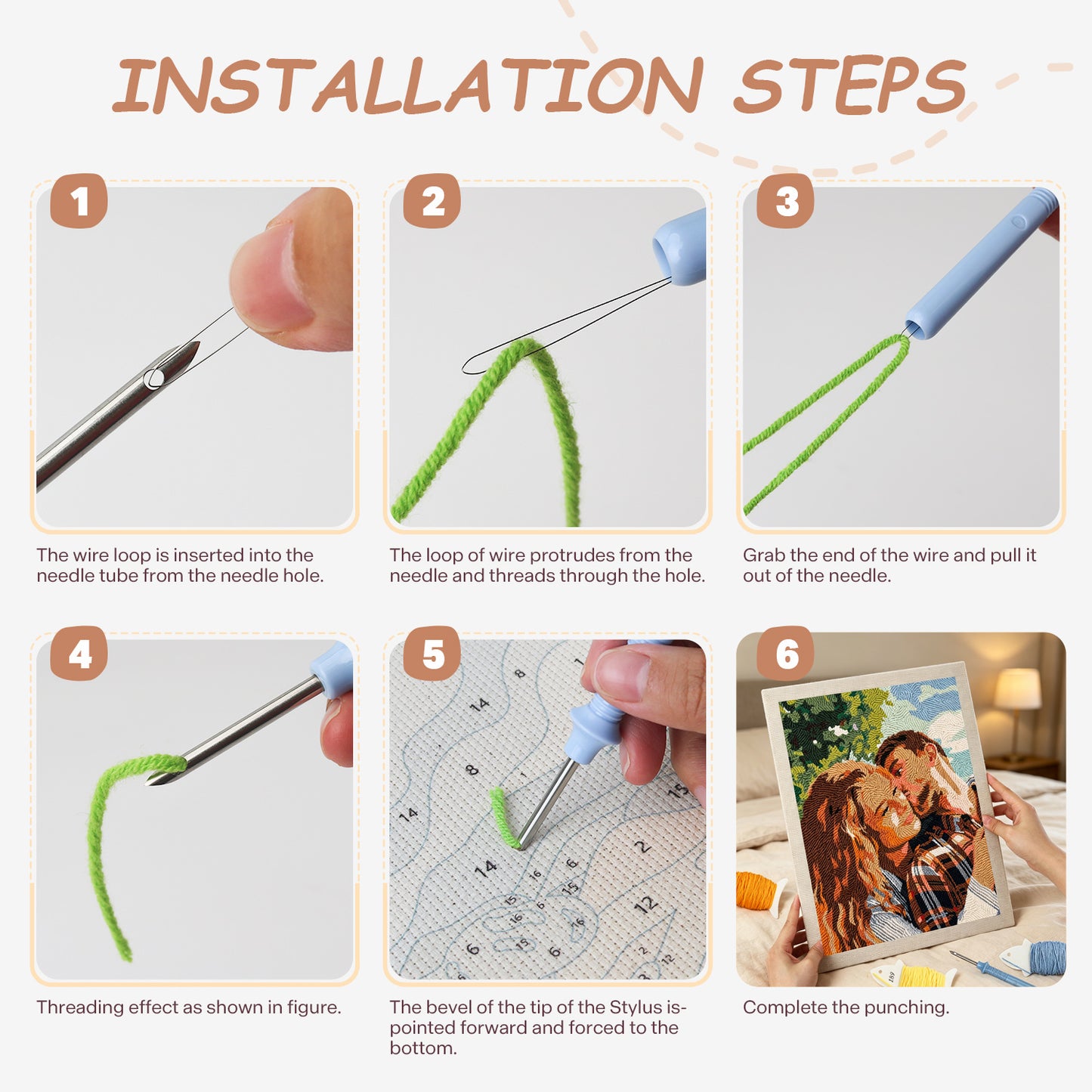 Custom Photo - Punch Needle