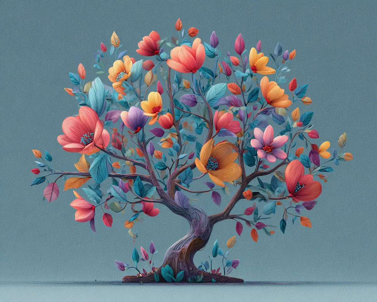 Magic Bloom Tree - Diamond Painting