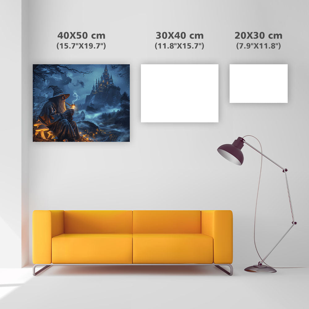 Forest Night Wizard - Diamond Painting