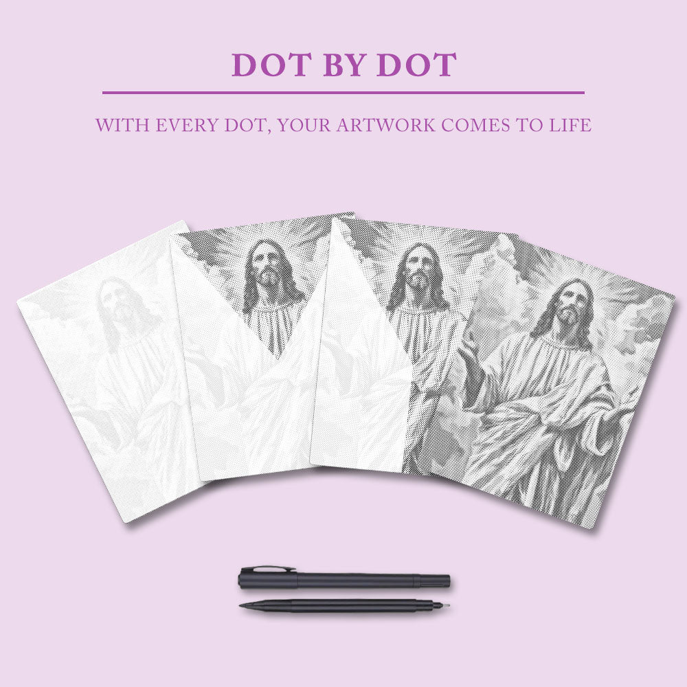 Divine Light - Dot Painting