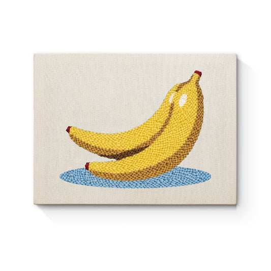 Banana Embroidery - Punch Needle