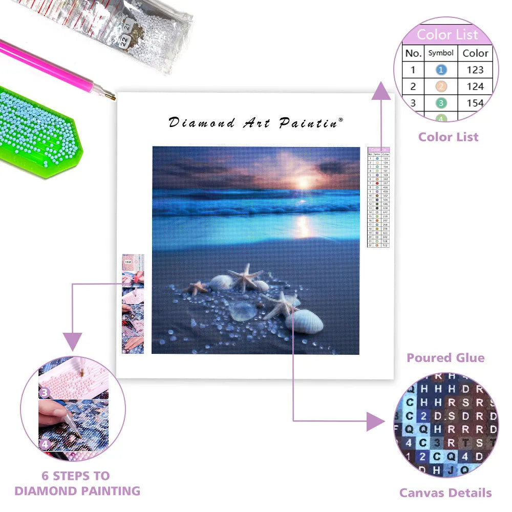 Ocean's Essence - Diamond Painting
