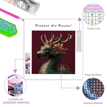 Auspicious Qilin - Diamond Painting