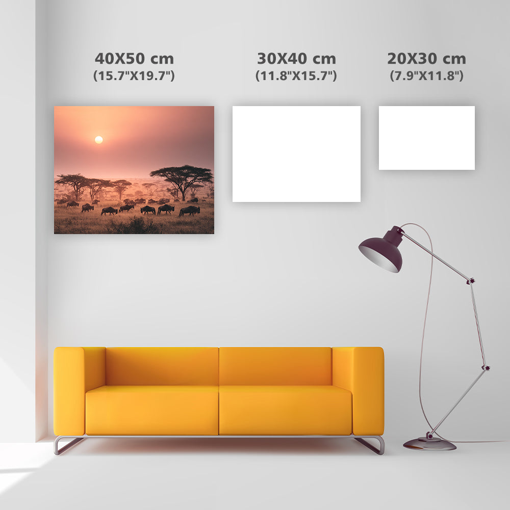 Sunrise Over the Serengeti - Diamond Painting