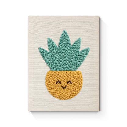 Smiling Pineapple - Punch Needle