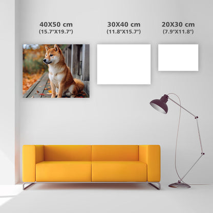 Shiba Inu Contemplating - Diamond Painting