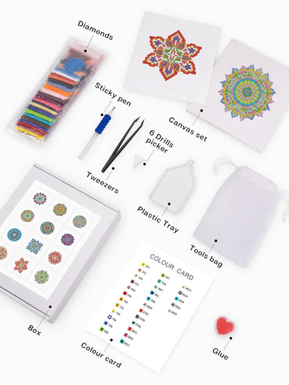 Mini-Colorful Mandala Creations