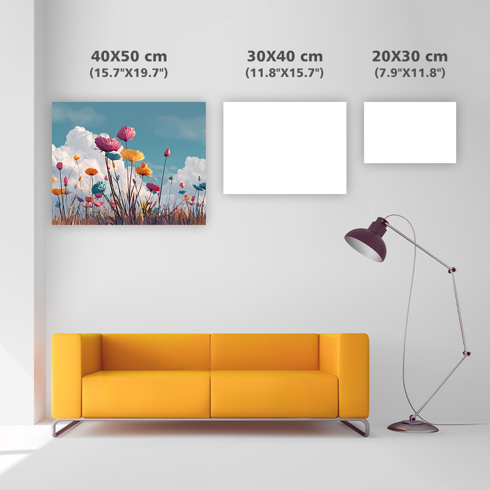 Giant Flower Field - Diamond Painting