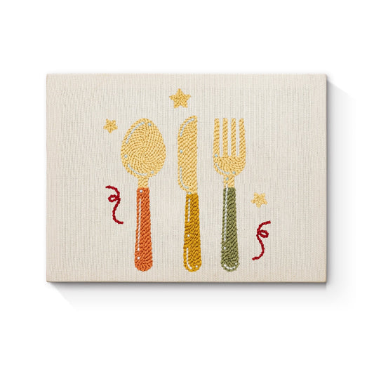 Spoons & Forks- Punch Needle