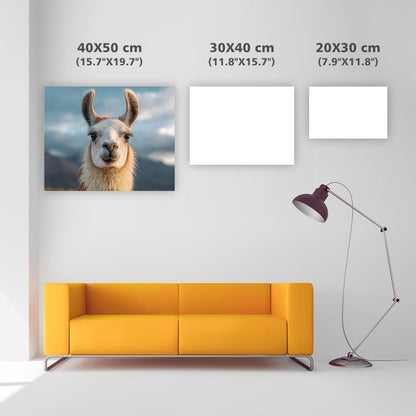 Llama Portrait - Diamond Painting