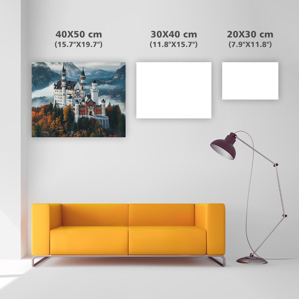 Fairytale Castle Mist - Diamond Painting