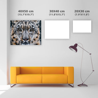 Snow Leopard Majesty - Diamond Painting