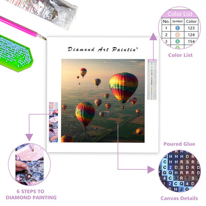 Dawn Balloon Festival - Diamond Painting