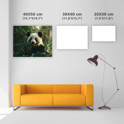 Panda Eating Bamboo - Diamond Painting