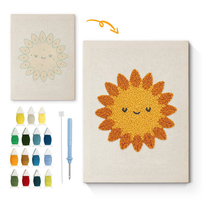 Sunshine Delight - Punch Needle