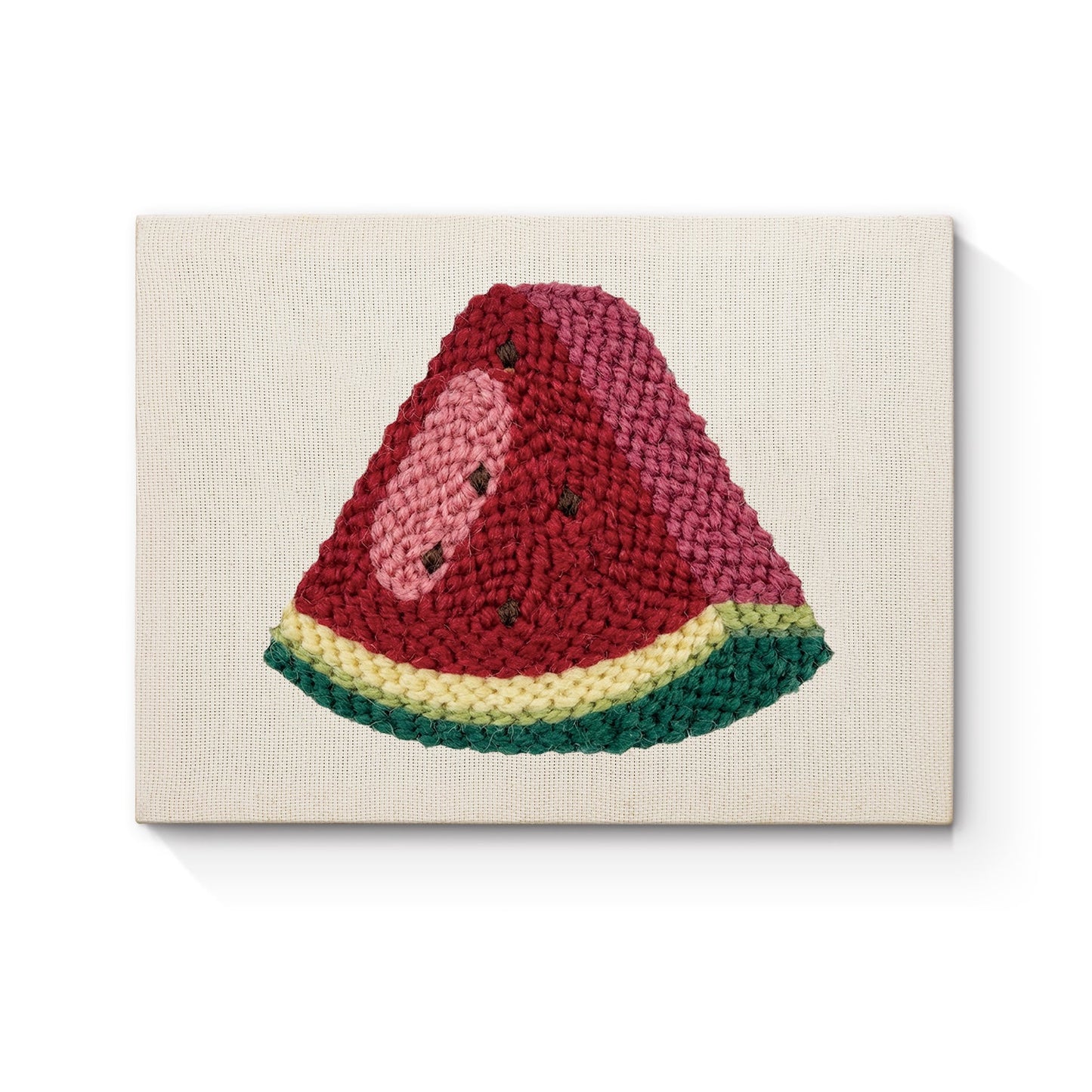 Watermelon Slice - Punch Needle