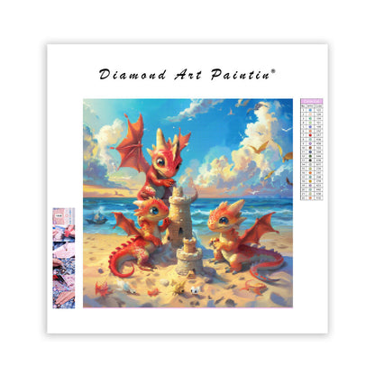 Sunny Dragon Day - Diamond Painting