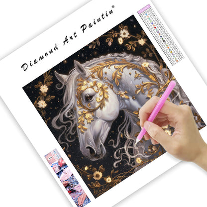 Flaming Radiance - Diamond Painting