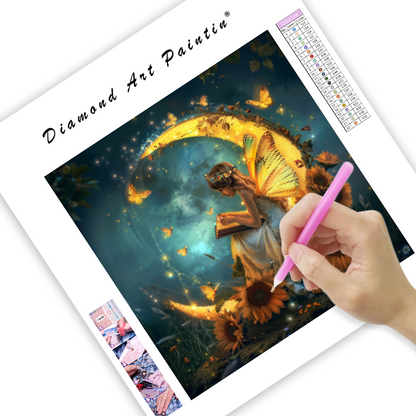 Sunflower Fairy – Diamond Painting