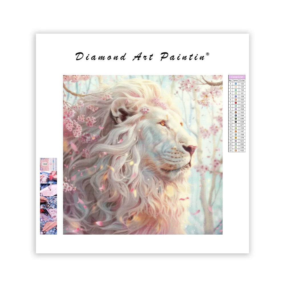 Blossom Lion - Diamond Painting