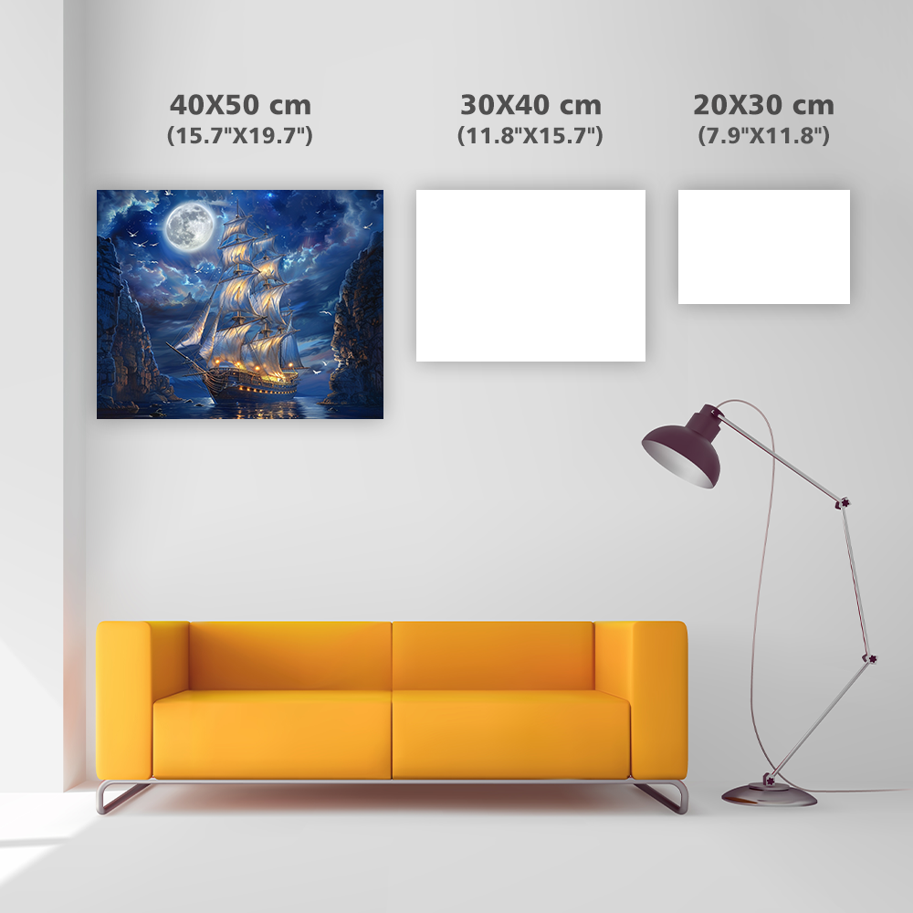 Moonlit Voyage – Diamond Painting