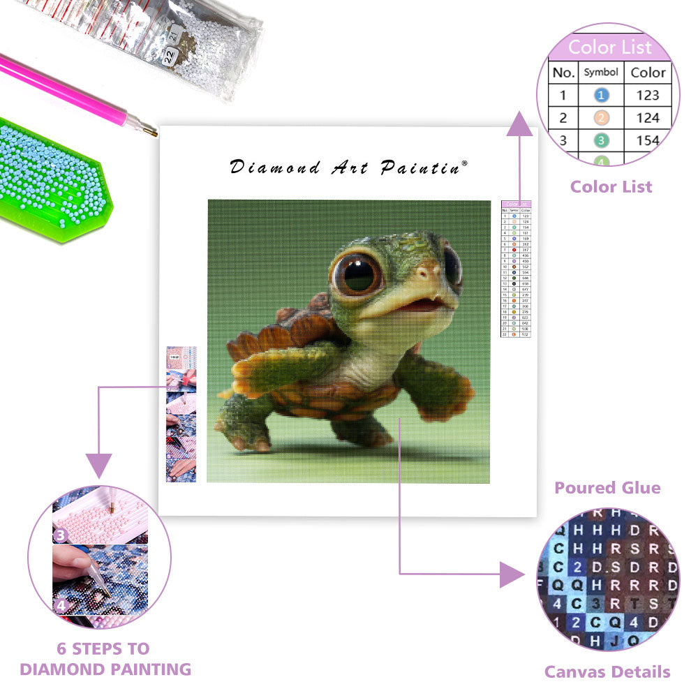 Baby Dragon Turtle - Diamond Painting