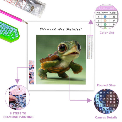 Baby Dragon Turtle - Diamond Painting