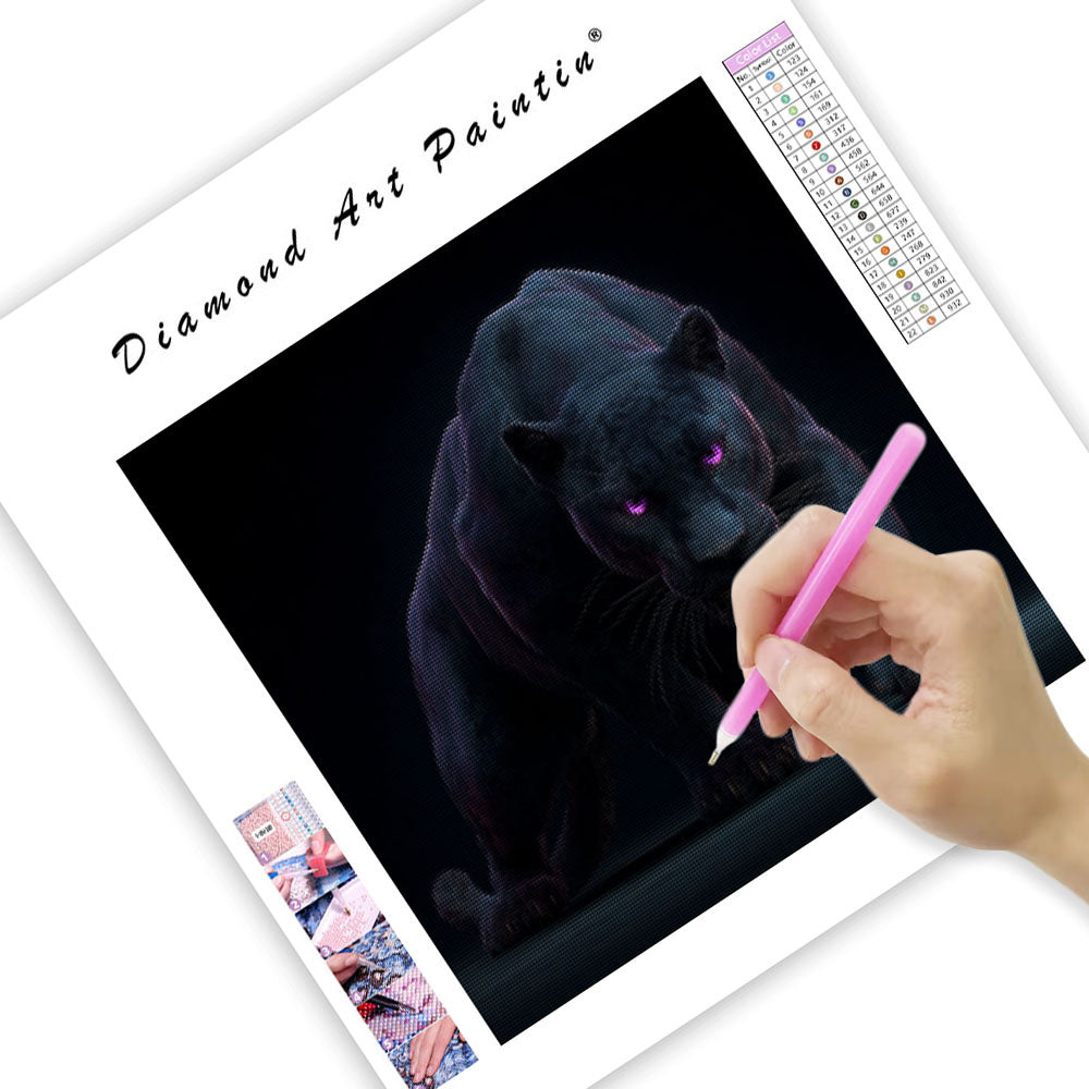Shadow Panther - Diamond Painting