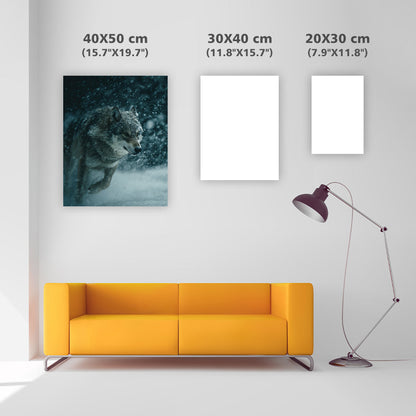 Wolf and Snowstorm - Diamond Painting