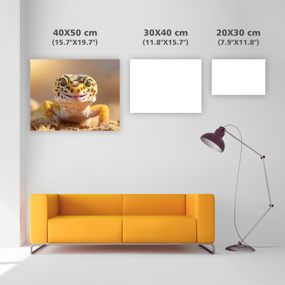 Leopard Gecko Smile - Diamond Painting
