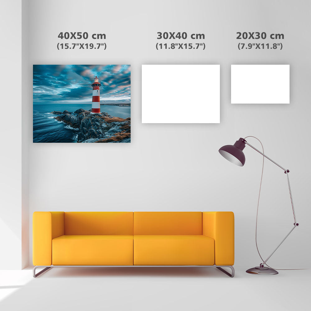 Lighthouse Cliff - Diamond Painting