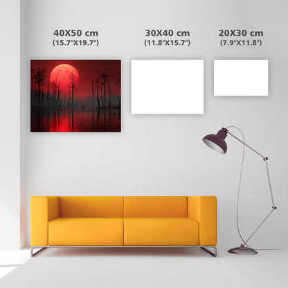 Blood Moon Swamp - Diamond Painting