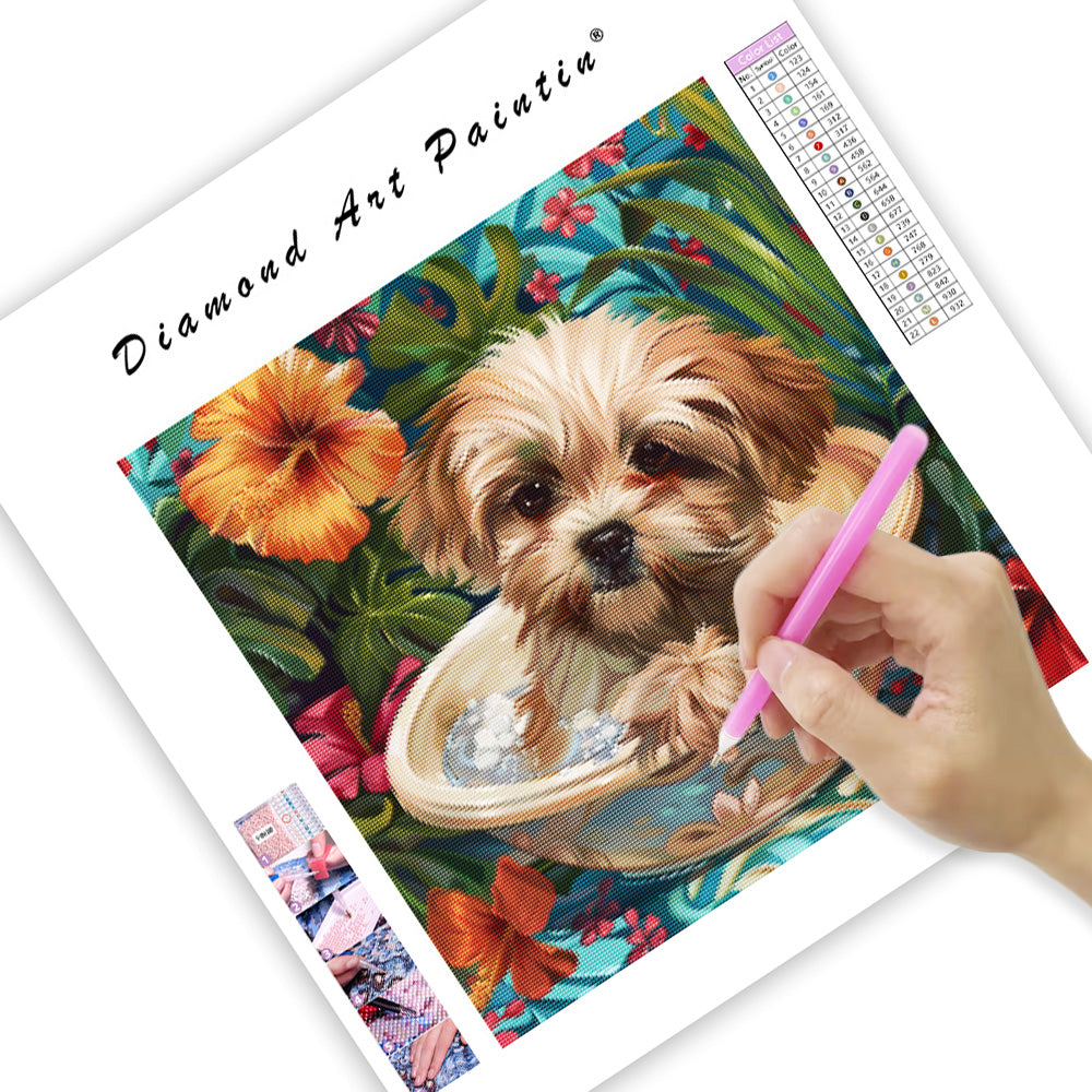 Bubble Puppy - Diamond Painting