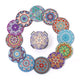DIY Mandala K - Diamond Coasters