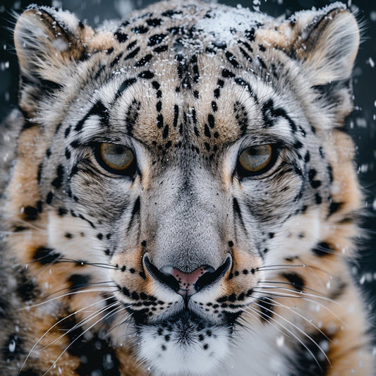 Snow Leopard Majesty - Diamond Painting