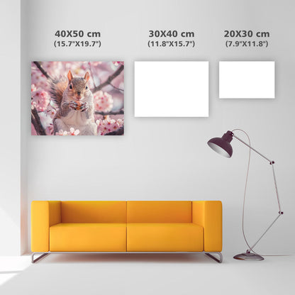 Sakura Squirrel - Diamond Painting