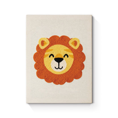 Lion's Face - Punch Needle
