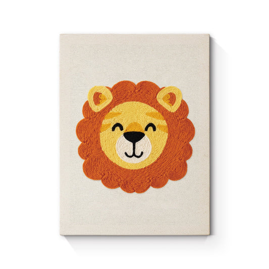 Lion's Face - Punch Needle