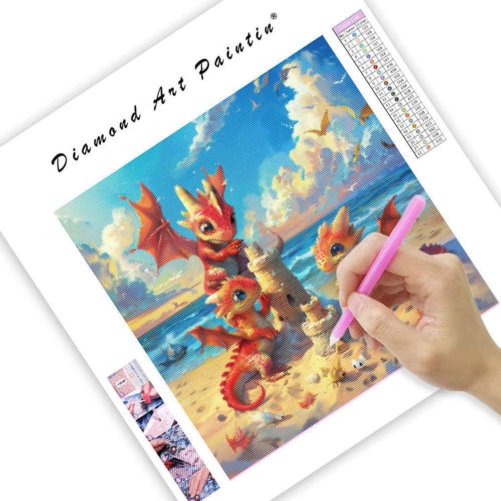 Sunny Dragon Day - Diamond Painting