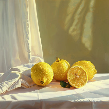 Lemon Kitchen Still Life - Diamond Painting