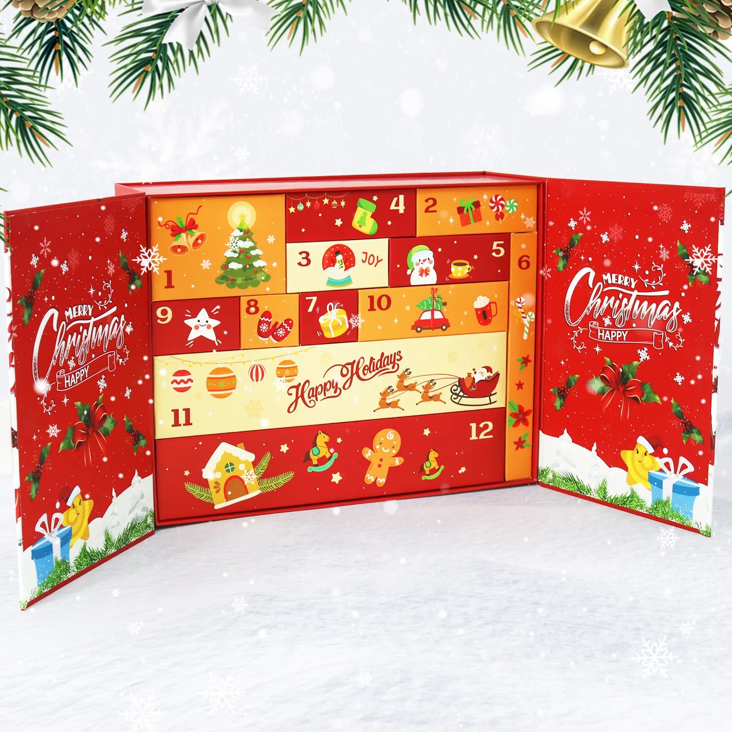 Diamond Painting Christmas Mystery Gift Box-Red-2