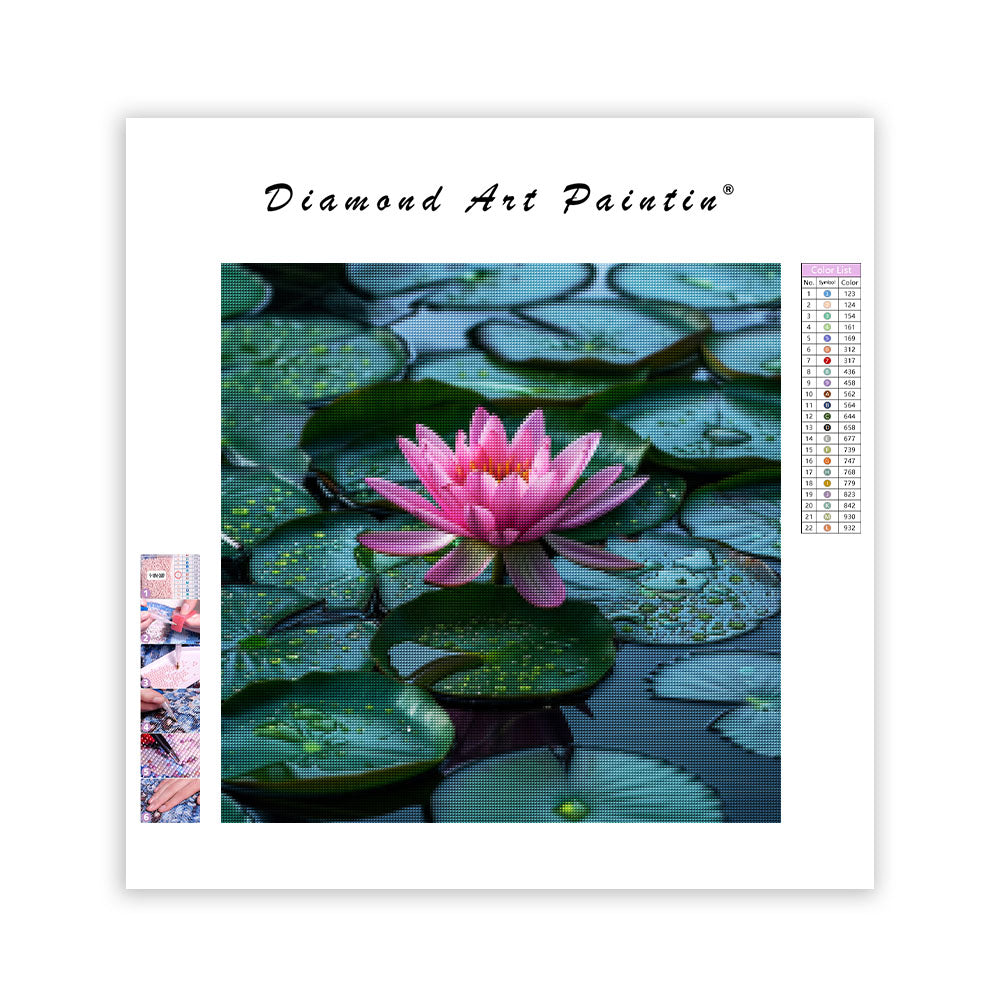 Lotus Serenity - Diamond Painting