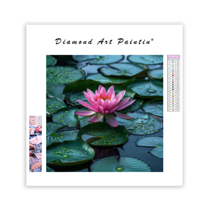 Lotus Serenity - Diamond Painting