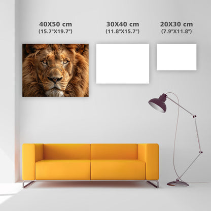 Majestic Lion Portrait - Diamond Painting