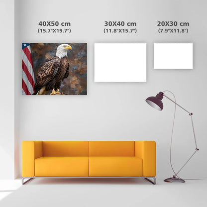 Patriotic Eagle - Diamond Painting