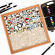Funny Penguins - Wooden Coloring Puzzle