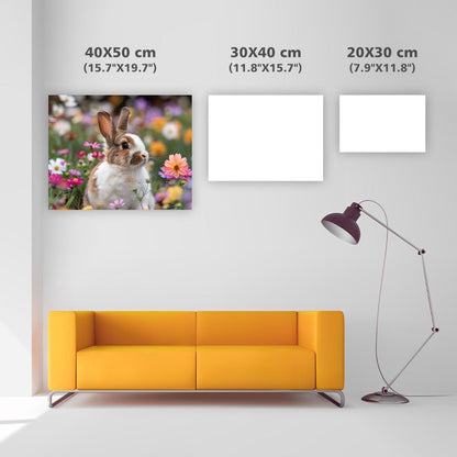 Spring Bunny Garden - Diamond Painting