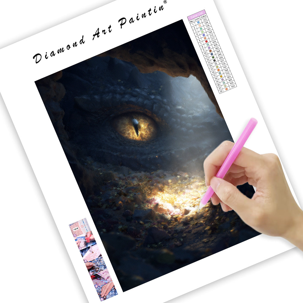 Dragon’s Eye in the Cave - Diamond Painting